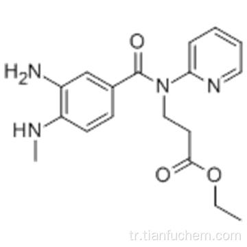3 - [(3-Amino-4-metilaminobenzoil) piridin-2-ilamino] propiyonik asit etil ester CAS 212322-56-0